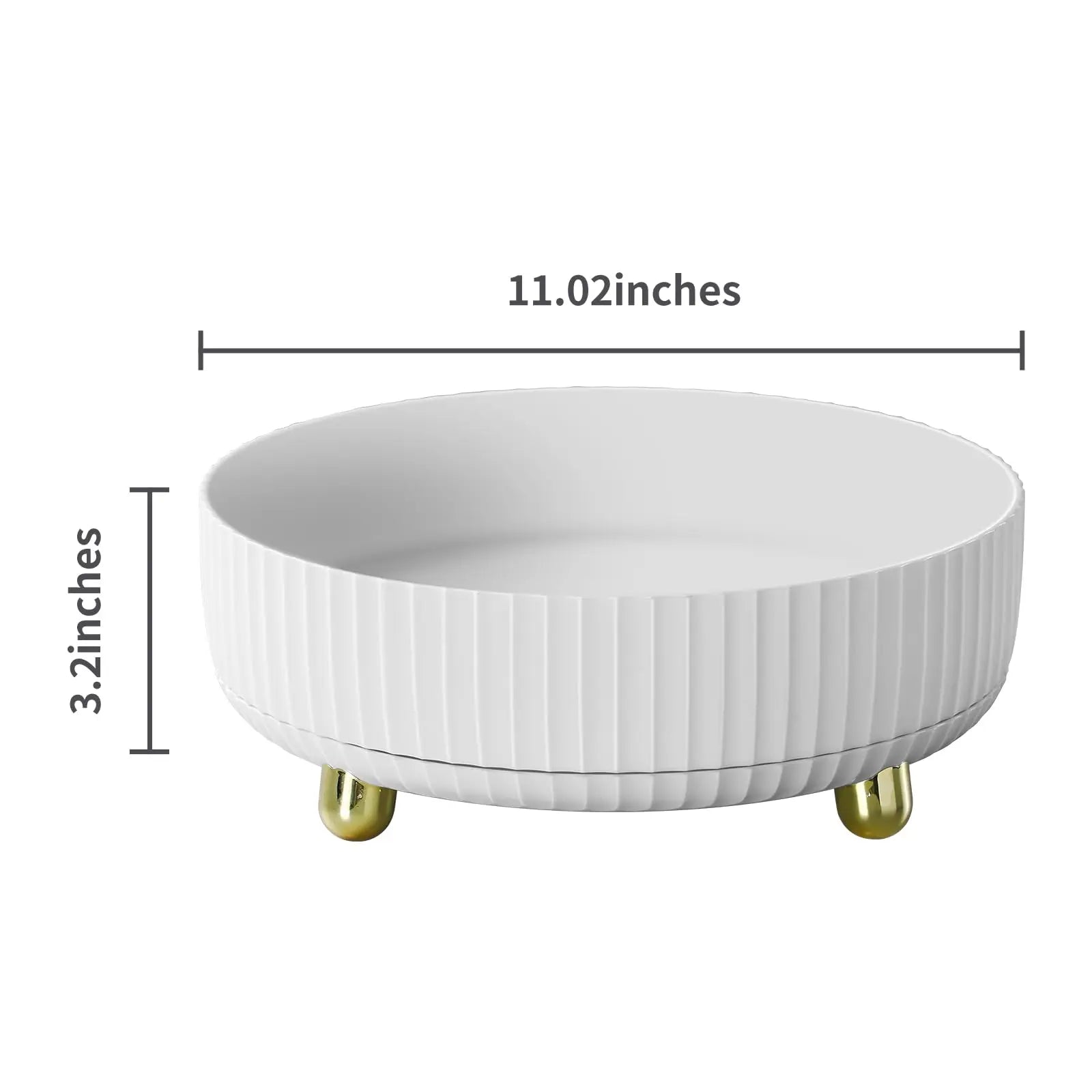 360° Rotating Perfume & Cosmetic Organizer - Large Capacity Vanity Storage